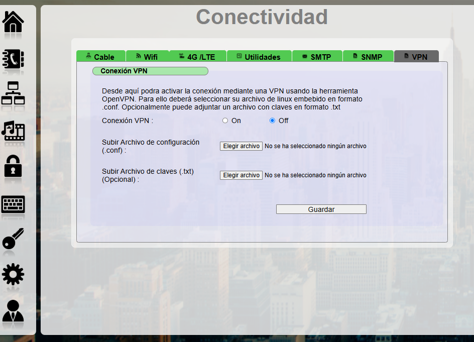 Configuración VPN