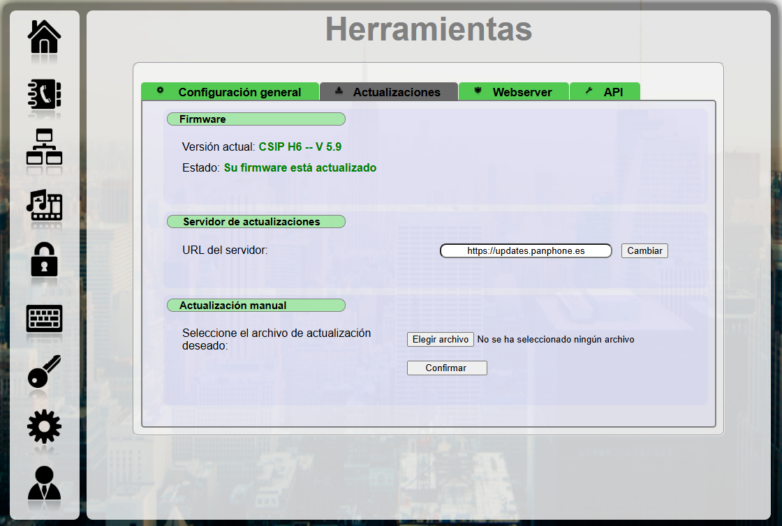 Herramientas actualizaciones