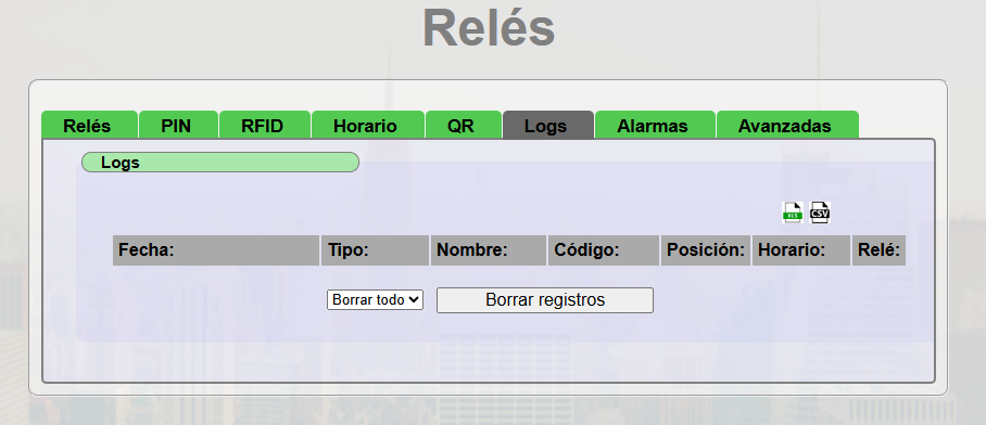 Logs de accesos
